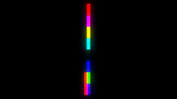 Neon Glitch Shapes - Vertical Color Bars
